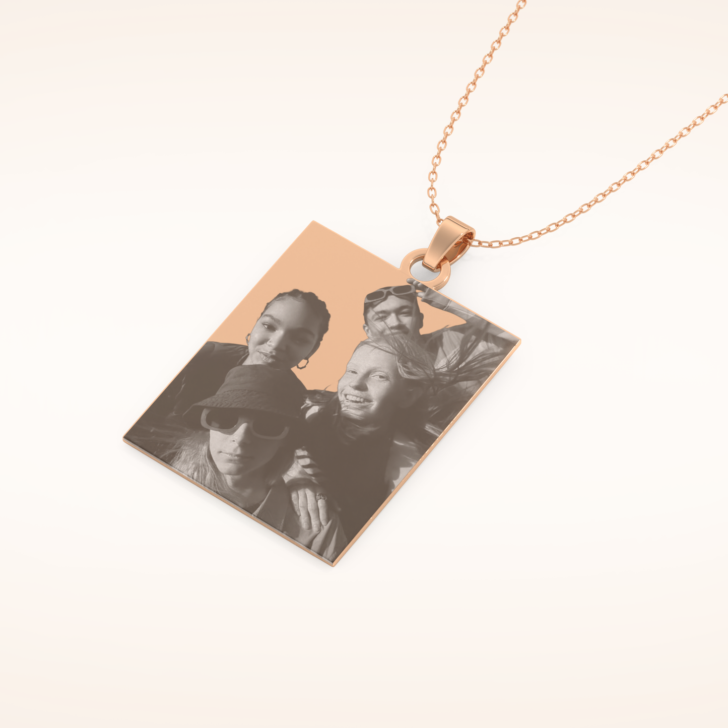 Custom Photo Engraved Pendant Necklace – Crafted with Meaning 15
