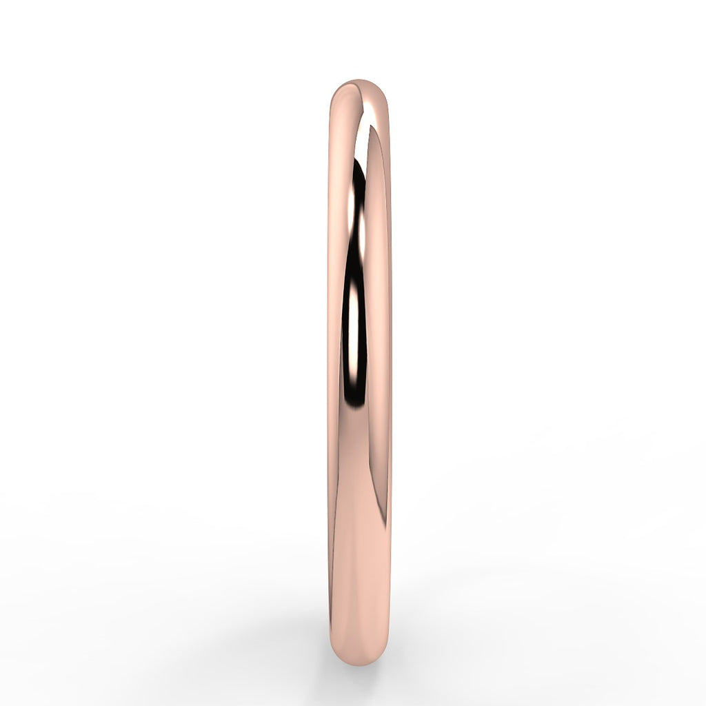 CLASSIC PLAIN GOLD WEDDING BAND - farrellouise