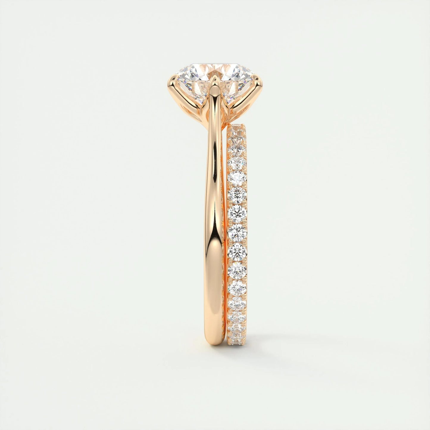 Solitaire Engagement Ring Featuring 1.35 CT Round Moissanite 21