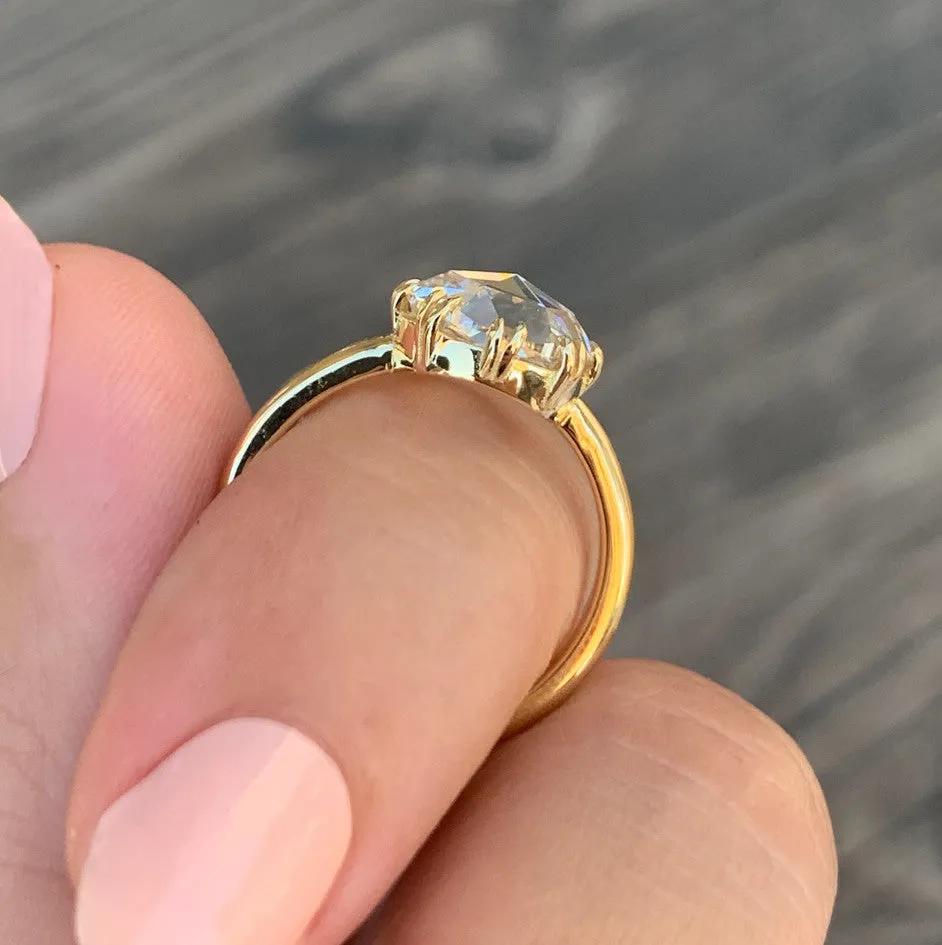 Solitaire Engagement Ring Featuring 1.35 CT Round Moissanite 23