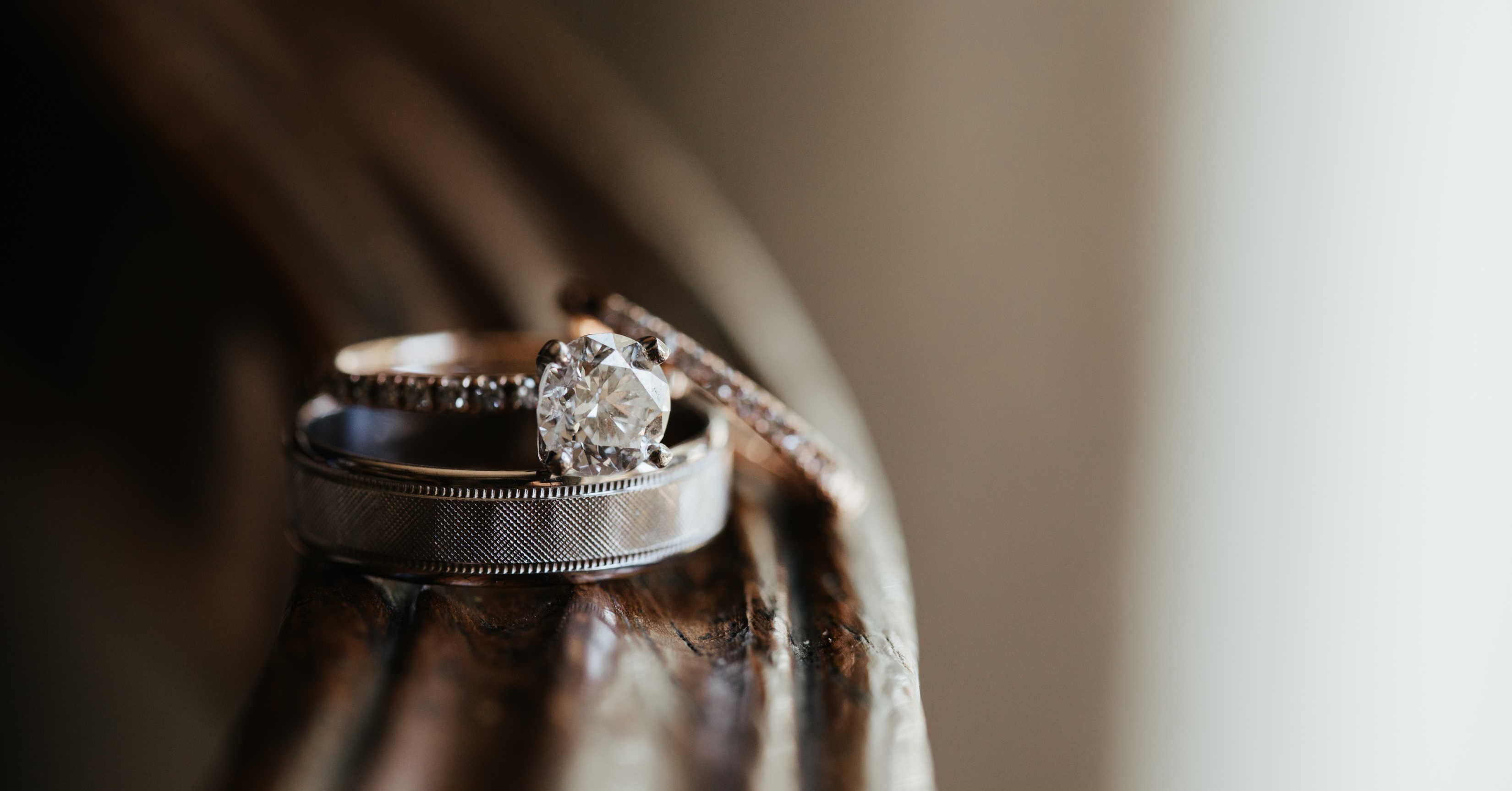 How Do You Wear a Wedding Band with an Engagement Ring?