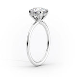 Hidden Halo Engagement Ring Featuring 1.5 CT Radiant Moissanite 2