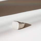 Men's Bold Square Signet Wedding Band 4