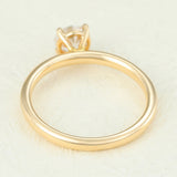 Round Solitaire Lab-Grown Diamond Engagement Ring