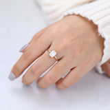 Emerald Pave Lab-Grown Diamond Engagement Ring