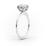 Hidden Halo Engagement Ring Featuring 4.0 CT Emerald Moissanite 2
