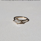 Solitaire Engagement Ring Featuring 1.0 CT Marquise Moissanite 4