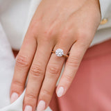 Round Solitaire Lab Grown Diamond Engagement Ring