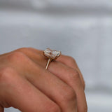 Radiant Hidden Halo Lab Grown Diamond Engagement Ring