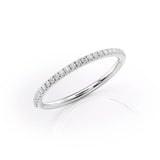 Full Eternity Wedding Band Featuring 0.15 TCW Round Moissanite 4