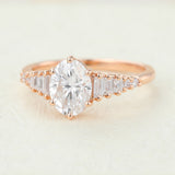 Oval Pave Lab-Grown Diamond Engagement Ring