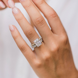 Radiant Pave Lab Grown Diamond Engagement Ring