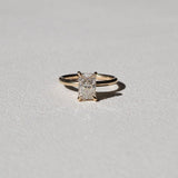 Solitaire Engagement Ring Featuring 1.5 CT Radiant Moissanite 3