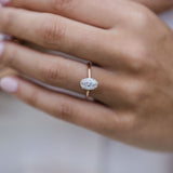 Oval Solitaire Lab Grown Diamond Engagement Ring