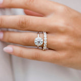 Round Solitaire Lab Grown Diamond Engagement Ring