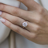 Round Solitaire Lab Grown Diamond Engagement Ring