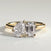 1  CT Pear Toi et Moi Lab Grown Diamond Engagement Ring