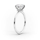 Hidden Halo Engagement Ring Featuring 3.0 CT Pear Moissanite 2