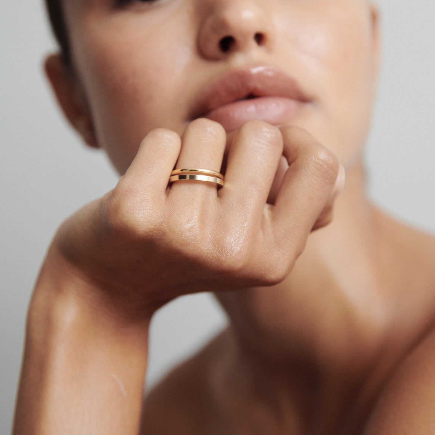 Signature Square Wedding Band 1