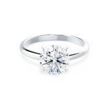 Round Solitaire Lab Grown Diamond Engagement Ring