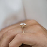 Oval Solitaire Lab Grown Diamond Engagement Ring