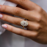 Oval Halo Lab Grown Diamond Engagement Ring