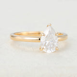 Pear Solitaire Lab-Grown Diamond Engagement Ring