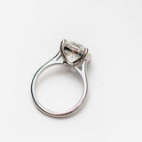 Round Solitaire Lab Grown Diamond Engagement Ring