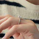 Hidden Halo Engagement Ring Featuring 2.0 CT Cushion Moissanite 5