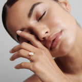 Solitaire Engagement Ring Featuring 1.5 CT Radiant Moissanite 8