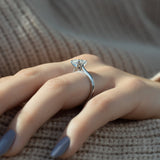 Hidden Halo Engagement Ring Featuring 1.50 CT Oval Moissanite 4