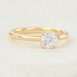Round Solitaire Lab-Grown Diamond Engagement Ring