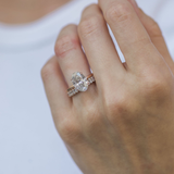 Oval Solitaire Lab Grown Diamond Engagement Ring