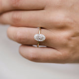 Oval Solitaire Lab Grown Diamond Engagement Ring