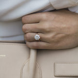 Round Solitaire Lab Grown Diamond Engagement Ring