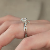 Hidden Halo Engagement Ring Featuring 2.50 CT Round Moissanite 5