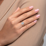 Solitaire Engagement Ring Featuring 1.50 CT Oval Moissanite 5