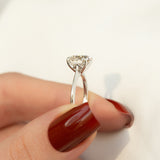 2.50 CT Round Moissanite Solitaire Engagement Ring - farrellouise