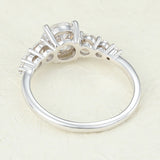 Round Pave Lab-Grown Diamond Engagement Ring