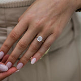 Cushion Solitaire Lab Grown Diamond Engagement Ring
