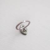 Marquise Halo & Pave Lab Grown Diamond Engagement Ring