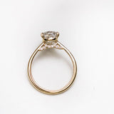 Pear Solitaire Lab Grown Diamond Engagement Ring
