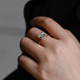 Stunning 1.0 - 2.0 CT Emerald Moissanite Engagement Ring with Solitaire Design 6