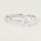 Round Solitaire Lab-Grown Diamond Engagement Ring