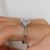 Cushion Solitaire Lab Grown Diamond Engagement Ring