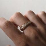 Channel Pave Wedding Band Featuring 2.20 TCW Round Moissanite 3