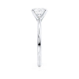 Round Solitaire Lab Grown Diamond Engagement Ring