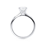 Round Solitaire Lab Grown Diamond Engagement Ring