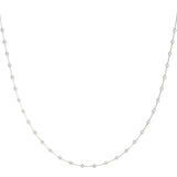 0.50 CT Round Shape Moissanite Dainty  Necklace 4