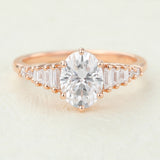 Oval Pave Lab-Grown Diamond Engagement Ring
